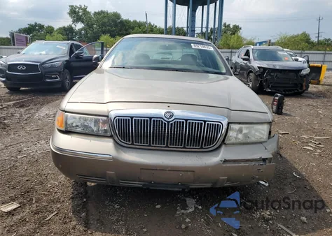 2001 Mercury Grand Marquis Gs z USA, uszkodzony, nr VIN 2MEFM74W71X699165